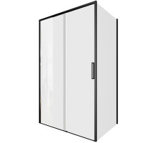 Душевой уголок Aquanet Pleasure Evo AE65-120x90-BT 120x90 324135 профиль Черный стекло прозрачное