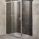 Душевой уголок BelBagno Unique 135х100 UNIQUE-AH-1-120/135-100-C-Cr профиль Хром стекло прозрачное