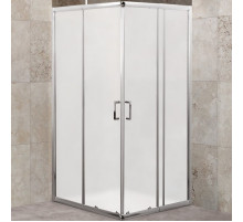 Душевой уголок BelBagno Unique 100х100 UNIQUE-A-2-85/100-M-Cr профиль Хром стекло матовое