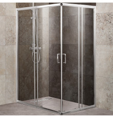 Душевой уголок BelBagno Unique 115х90 UNIQUE-AH-2-100/115-75/90-C-Cr профиль Хром стекло прозрачное