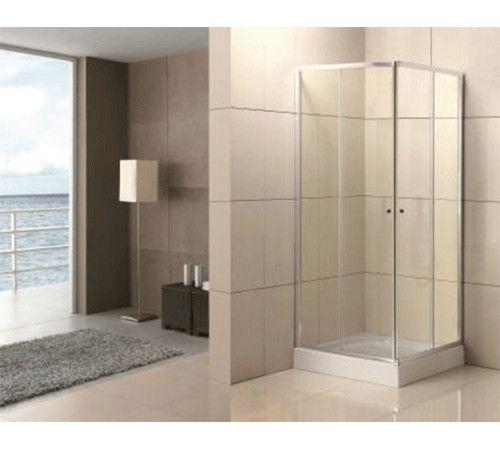 Душевой уголок BelBagno UNO-195-AH-2-120/80-C-Cr 120x80 профиль Хром стекло прозрачное