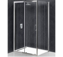 Душевой уголок BelBagno Uno 120х90 UNO-195-AH-1-120/90-C-Cr профиль Хром стекло прозрачное