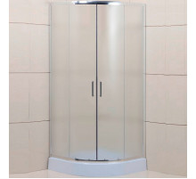 Душевой уголок BelBagno Uno 80х80 UNO-195-R-2-80-P-Cr профиль Хром стекло рифленое