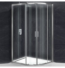 Душевой уголок BelBagno Uno 120х90 UNO-195-RH-2-120/90-C-Cr профиль Хром стекло прозрачное