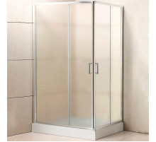 Душевой уголок BelBagno Uno 120х90 UNO-195-AH-2-120/90-P-Cr профиль Хром стекло рифленое