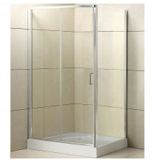 Душевой уголок BelBagno Uno 120x80 UNO-AH-1-120/80-C-Cr профиль Хром стекло прозрачное