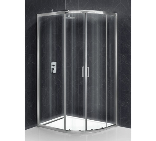 Душевой уголок BelBagno UNO-195-RH-2-120/80-C-Cr 120х80 профиль Хром стекло прозрачное