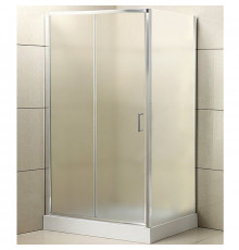 Душевой уголок BelBagno Uno 120x80 UNO-AH-1-120/80-P-Cr профиль Хром стекло рифленое