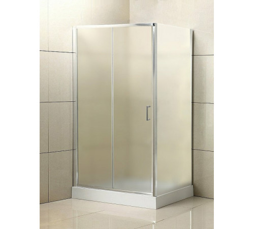 Душевой уголок BelBagno Uno 120x80 UNO-AH-1-120/80-P-Cr профиль Хром стекло рифленое