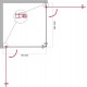 Душевой уголок BelBagno Etna 90х100 ETNA-AH-2-90/100-C-Cr профиль Хром стекло прозрачное