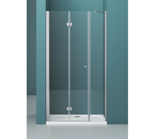 Душевая дверь BelBagno Albano 120 ALBANO-BS-13-60+60-C-Cr профиль Хром стекло прозрачное