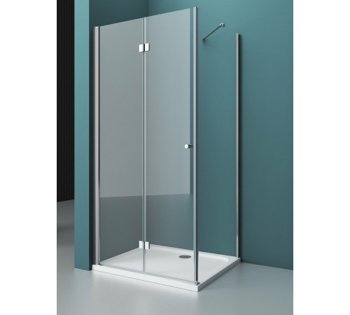 Душевой уголок BelBagno Albano 70х100 ALBANO-ASH-1-70/100-C-Cr профиль Хром стекло прозрачное