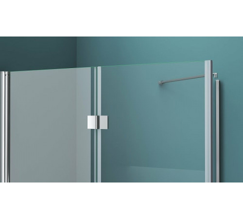 Душевой уголок BelBagno Albano 70х90 ALBANO-ASH-1-70/90-C-Cr профиль Хром стекло прозрачное