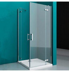 Душевой уголок BelBagno Kraft 120х90 KRAFT-AH-22-120/90-C-Cr-R профиль Хром стекло прозрачное