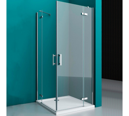 Душевой уголок BelBagno Kraft 120х90 KRAFT-AH-22-120/90-C-Cr-R профиль Хром стекло прозрачное