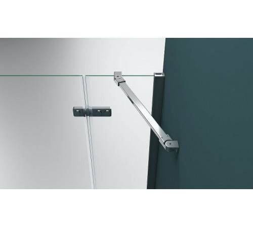 Душевой уголок BelBagno Kraft 120х90 KRAFT-AH-12-120/90-C-Cr-L профиль Хром стекло прозрачное