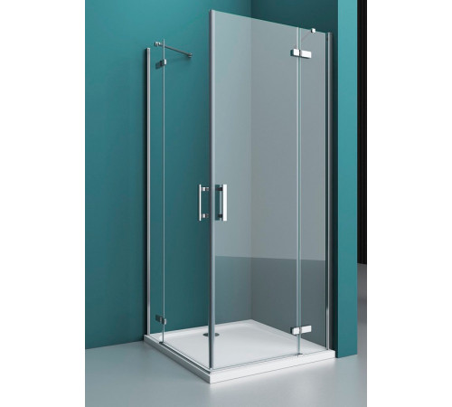 Душевой уголок BelBagno Kraft 120х100 KRAFT-AH-22-120/100-C-Cr-R профиль Хром стекло прозрачное