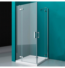 Душевой уголок BelBagno Kraft 120х100 KRAFT-AH-22-120/100-C-Cr-L профиль Хром стекло прозрачное