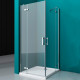 Душевой уголок BelBagno Kraft 90х80 KRAFT-AH-22-90/80-C-Cr-L профиль Хром стекло прозрачное