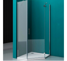 Душевой уголок BelBagno Kraft 100х100 KRAFT-P-1-100-C-Cr-R профиль Хром стекло прозрачное