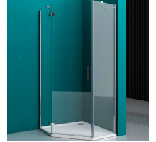 Душевой уголок BelBagno Kraft 80х80 KRAFT-P-1-80-C-Cr-L профиль Хром стекло прозрачное