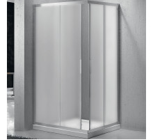 Душевой уголок BelBagno Sela 100x80 SELA-AH-2-100/80-P-Cr профиль Хром стекло рифленое