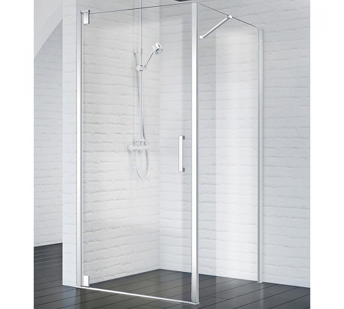 Душевой уголок BelBagno Marmi 100x90 MARMI-AH-1-100/90-C-Cr профиль Хром стекло прозрачное