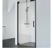 Душевая дверь BelBagno Marmi 90 MARMI-B-1-90-C-NERO профиль Черный стекло прозрачное