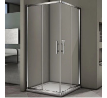 Душевой уголок Veconi Rovigo RV-29 80x80 RV29-80K-01-19C3 профиль Хром стекло прозрачное