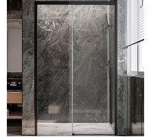 Душевая дверь Veconi Premium Trento PTD-30B 150 PTD30-B-150-01-C4 профиль Черный матовый стекло прозрачное