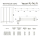 Шторка на ванну Veconi Palau PL-74BL 90 L PL74BL-90-01-19C4 профиль Черный матовый стекло прозрачное