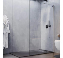 Душевая перегородка Veconi Korato KR-77 120 KR77-120-01-C8 профиль Хром стекло прозрачное