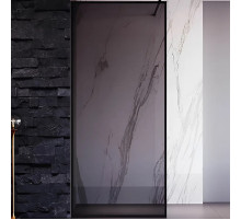 Душевая перегородка Veconi Korato KR-81BT 80 KR81BT-80-05-C4 профиль Черный матовый стекло тонированное