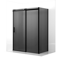 Душевой уголок Ambassador Benefit 150x110 19022204HBB-110HBB профиль Черный стекло тонированное
