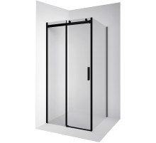 Душевой уголок Ambassador Benefit 120x80 19021201HB-80HB профиль Черный стекло прозрачное
