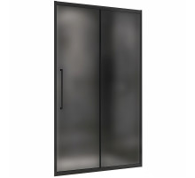 Душевая дверь Abber Schwarzer Diamant 120 AG30120BMH профиль Черный стекло матовое