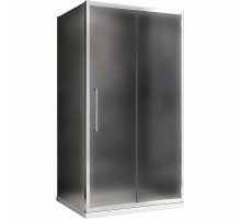 Душевой уголок Abber Schwarzer Diamant 160x50 AG30160MH-S50M профиль Хром стекло матовое