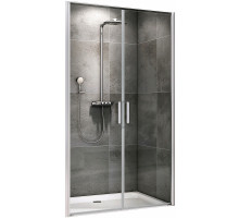 Душевая дверь Abber Sonnenstrand 100 AG04100C профиль Хром стекло прозрачное