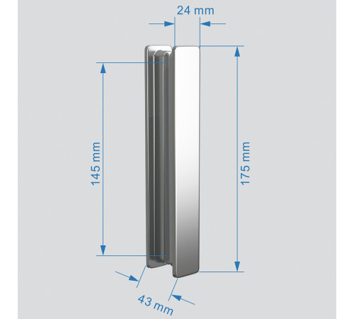 Душевой уголок Abber Sonnenstrand 90х85 AG07090-S85 профиль Хром стекло прозрачное