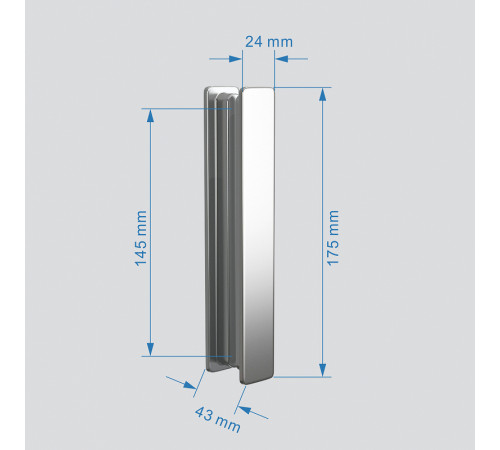 Душевой уголок Abber Sonnenstrand 110x90 AG07110-S90 профиль Хром стекло прозрачное