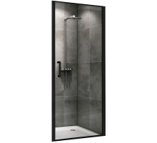 Душевая дверь Abber Sonnenstrand 80 AG04080B профиль Черный стекло прозрачное