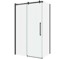 Душевой уголок Black&White Stellar Wind S808 120x90 8089012 профиль Черный матовый стекло прозрачное