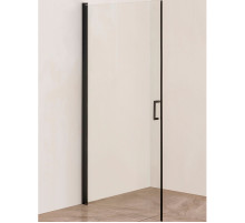 Душевая дверь Orange E05-090tb 90х190 профиль Черный стекло прозрачное