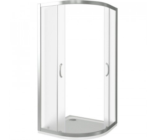 Душевой уголок Good Door Infinity R-100-G-CH 100x100 профиль Хром стекло Грейп