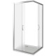 Душевой уголок Good Door Infinity CR-80-G-CH 80х80 профиль Хром стекло Грейп