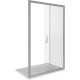 Душевая дверь в нишу Good Door Infinity WTW-130-C-CH 130 профиль Хром стекло прозрачное