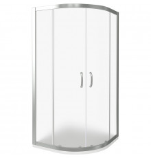 Душевой уголок Good Door Infinity R-80-G-CH 80x80 профиль Хром стекло Грейп