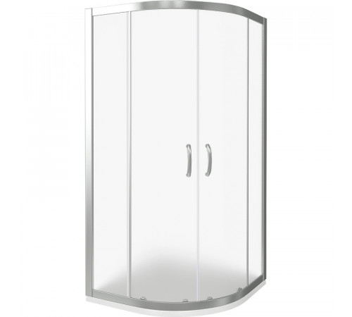 Душевой уголок Good Door Infinity R-80-G-CH 80x80 профиль Хром стекло Грейп