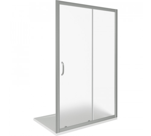 Душевая дверь в нишу Good Door Infinity WTW-130-G-CH 130 профиль Хром стекло матовое