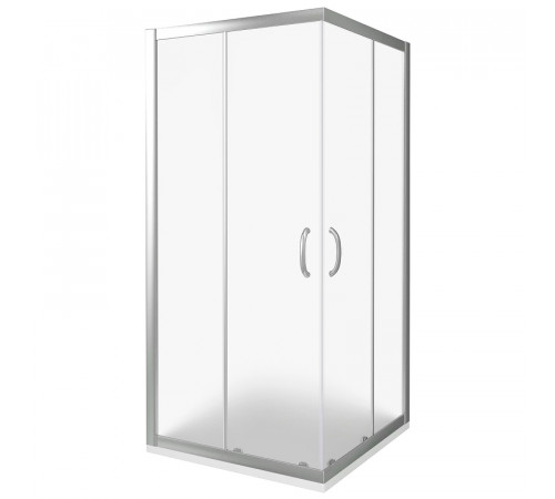 Душевой уголок Good Door Infinity CR-80-G-CH 80х80 профиль Хром стекло Грейп